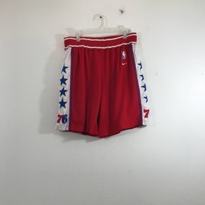 76ers vintage shorts